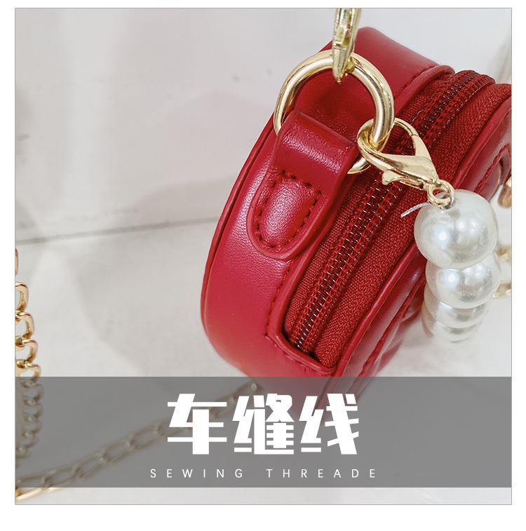 Lucky Pig Korean Cute Cartoon Kid's Messenger Bag Fashion Casual Pu Mirror Princess Handbags Wholesale