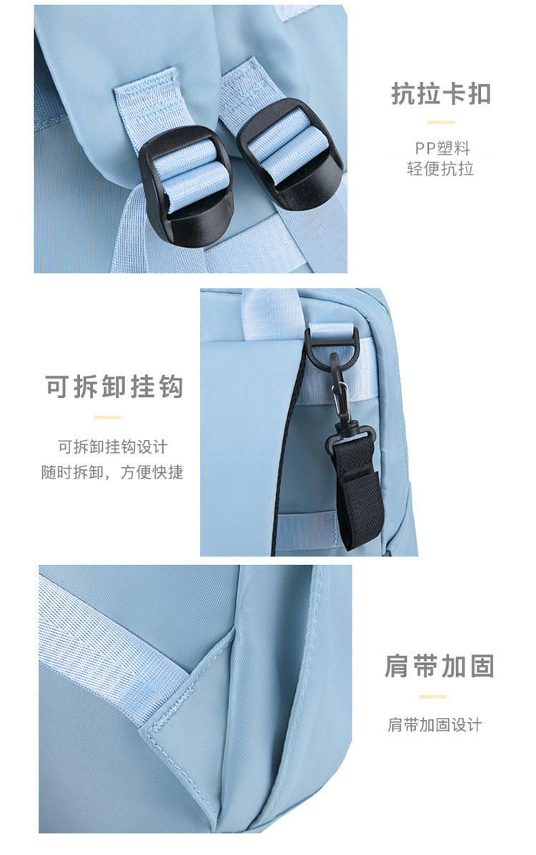 Foreign Trade Wholesale Fashion Fashion Shoulder Handbags for Moms Careful Large and Small Five-Piece Set Baby Diaper Bag Mother Bag Delivery