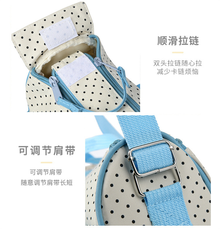 Foreign Trade Wholesale Fashion Fashion Shoulder Handbags for Moms Careful Large and Small Five-Piece Set Baby Diaper Bag Mother Bag Delivery