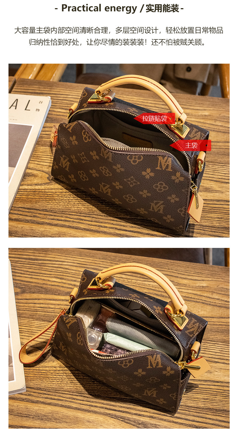 Handbags for Women 2021 New Autumn Versatile Casual Boston Bag Ins Online Influencer Fashion Shoulder Messenger Bag