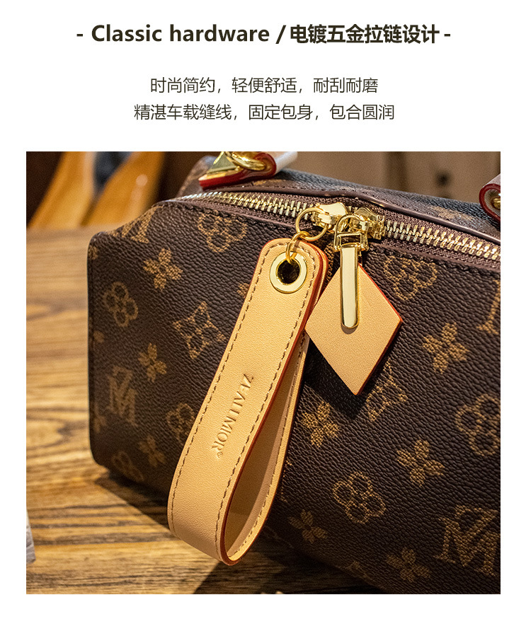 Handbags for Women 2021 New Autumn Versatile Casual Boston Bag Ins Online Influencer Fashion Shoulder Messenger Bag