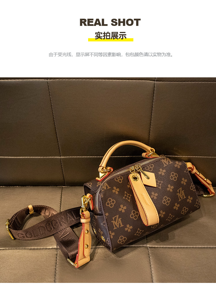 Handbags for Women 2021 New Autumn Versatile Casual Boston Bag Ins Online Influencer Fashion Shoulder Messenger Bag