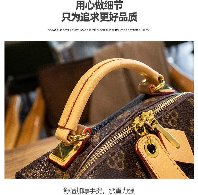 Handbags for Women 2021 New Autumn Versatile Casual Boston Bag Ins Online Influencer Fashion Shoulder Messenger Bag