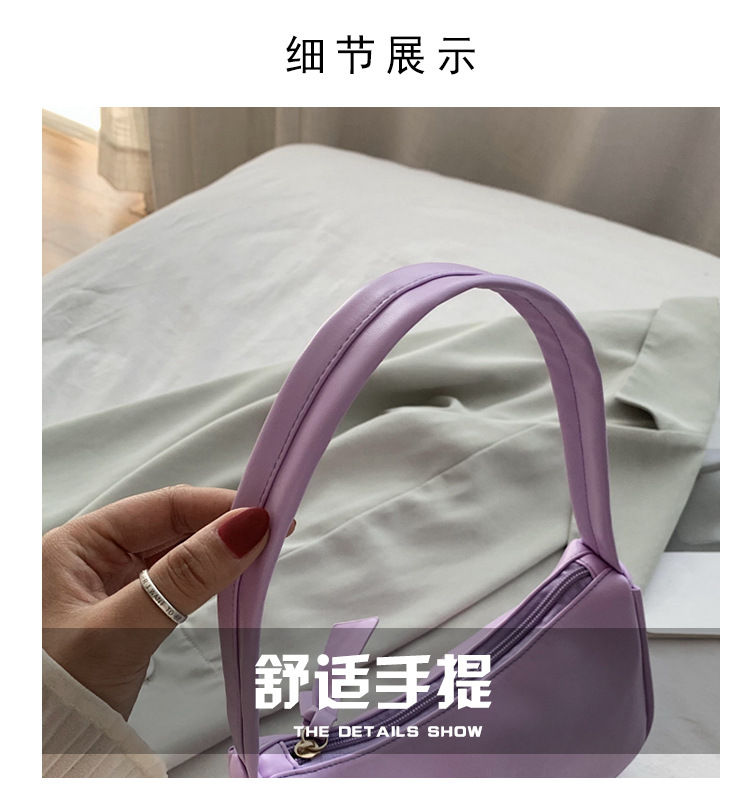 Sheng shi Handbags 2020 New Korean Version of the Western Style Shoulder Bag Simple Wild Red Underarm Package Fashion