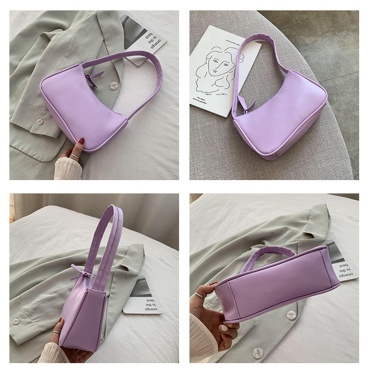 Sheng shi Handbags 2020 New Korean Version of the Western Style Shoulder Bag Simple Wild Red Underarm Package Fashion