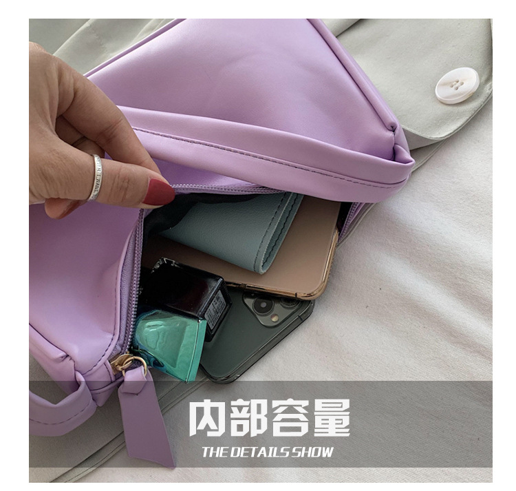 Sheng shi Handbags 2020 New Korean Version of the Western Style Shoulder Bag Simple Wild Red Underarm Package Fashion