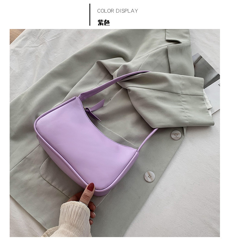 Sheng shi Handbags 2020 New Korean Version of the Western Style Shoulder Bag Simple Wild Red Underarm Package Fashion