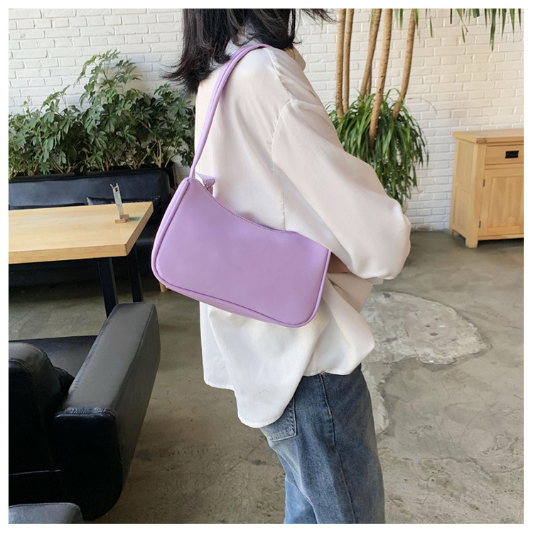 Sheng shi Handbags 2020 New Korean Version of the Western Style Shoulder Bag Simple Wild Red Underarm Package Fashion