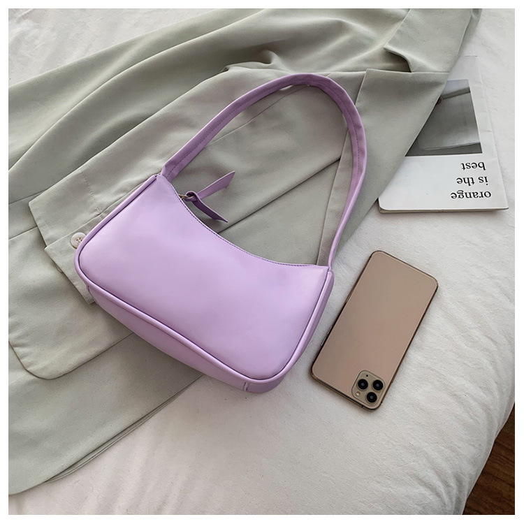 Sheng shi Handbags 2020 New Korean Version of the Western Style Shoulder Bag Simple Wild Red Underarm Package Fashion