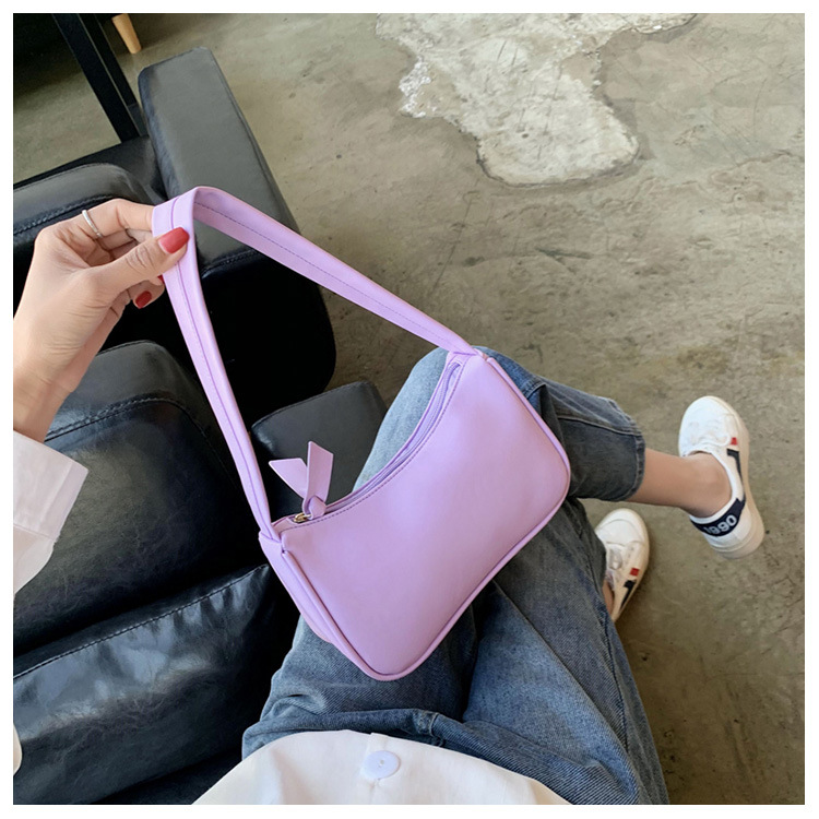 Sheng shi Handbags 2020 New Korean Version of the Western Style Shoulder Bag Simple Wild Red Underarm Package Fashion