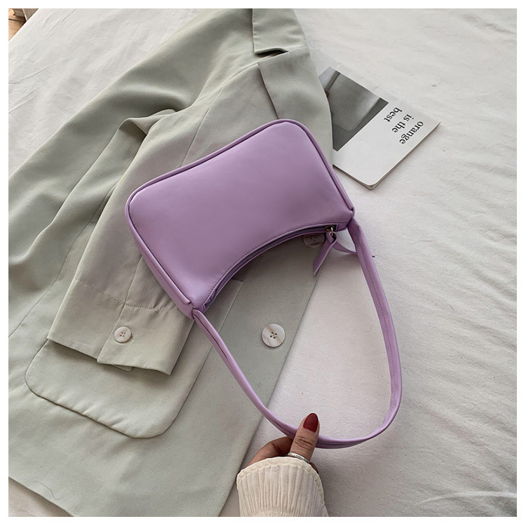 Sheng shi Handbags 2020 New Korean Version of the Western Style Shoulder Bag Simple Wild Red Underarm Package Fashion