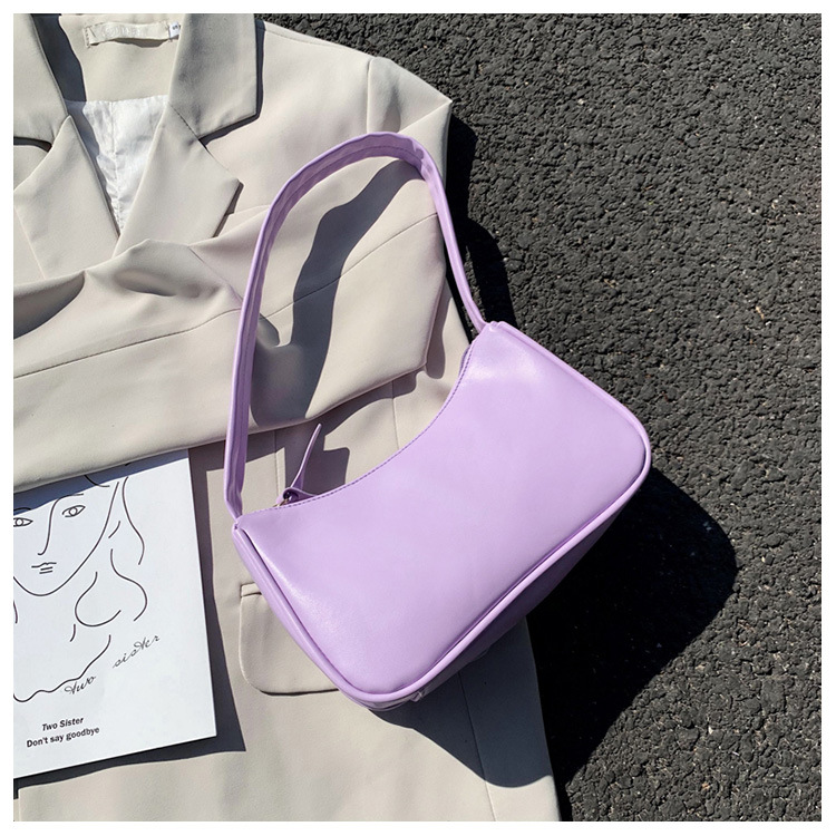 Sheng shi Handbags 2020 New Korean Version of the Western Style Shoulder Bag Simple Wild Red Underarm Package Fashion