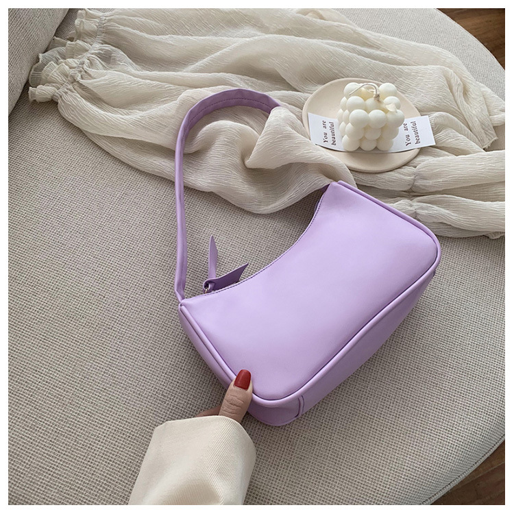 Sheng shi Handbags 2020 New Korean Version of the Western Style Shoulder Bag Simple Wild Red Underarm Package Fashion