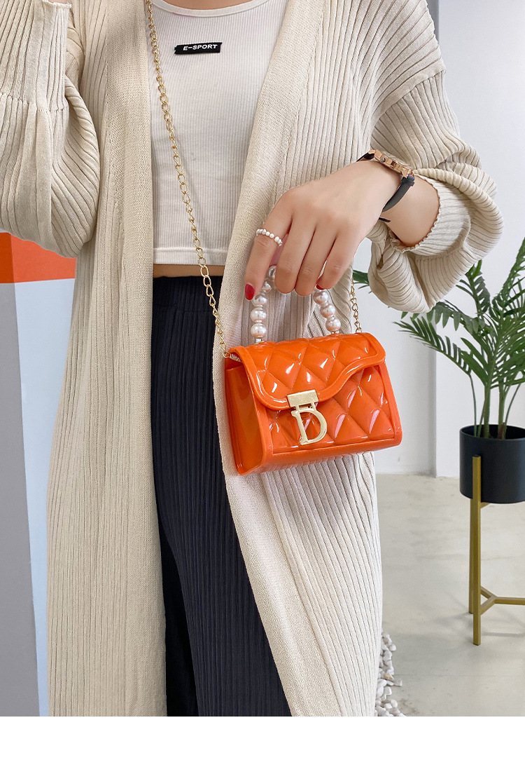 New Rhombus Gel Bag 2021ladies Handbags Fashion Women's Cross-Body Bag Chanel-Style Gel Bag