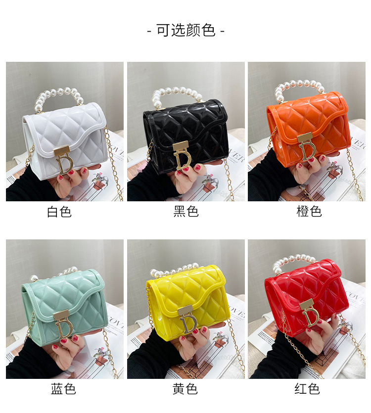 New Rhombus Gel Bag 2021ladies Handbags Fashion Women's Cross-Body Bag Chanel-Style Gel Bag
