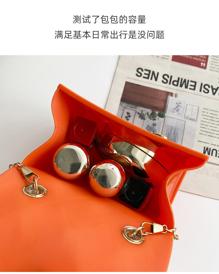New Rhombus Gel Bag 2021ladies Handbags Fashion Women's Cross-Body Bag Chanel-Style Gel Bag