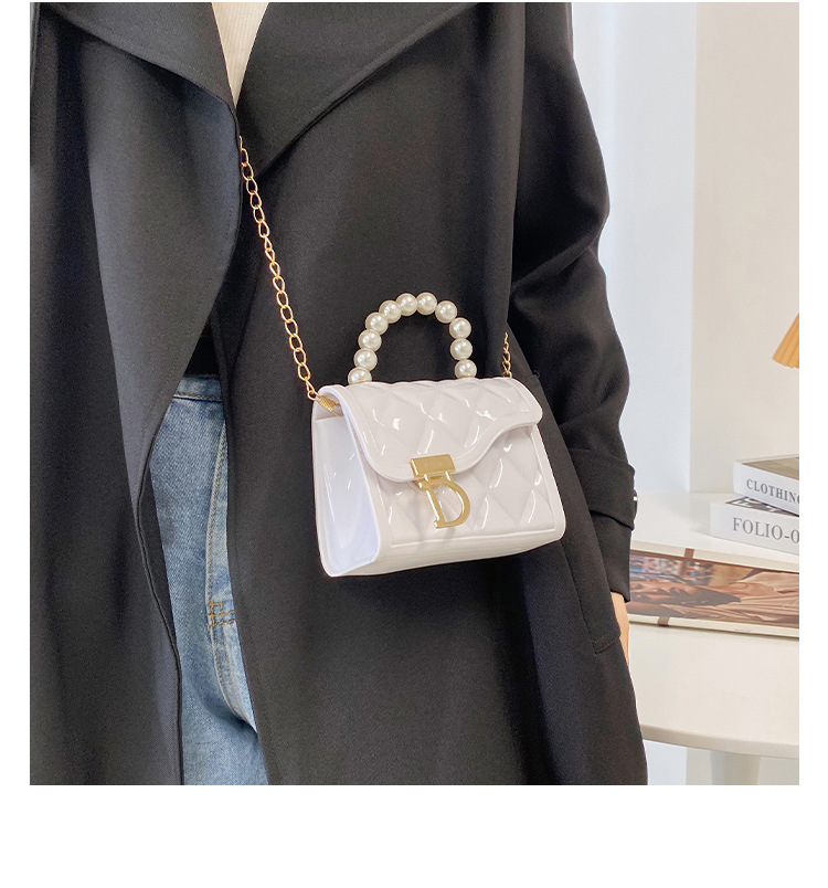 New Rhombus Gel Bag 2021ladies Handbags Fashion Women's Cross-Body Bag Chanel-Style Gel Bag