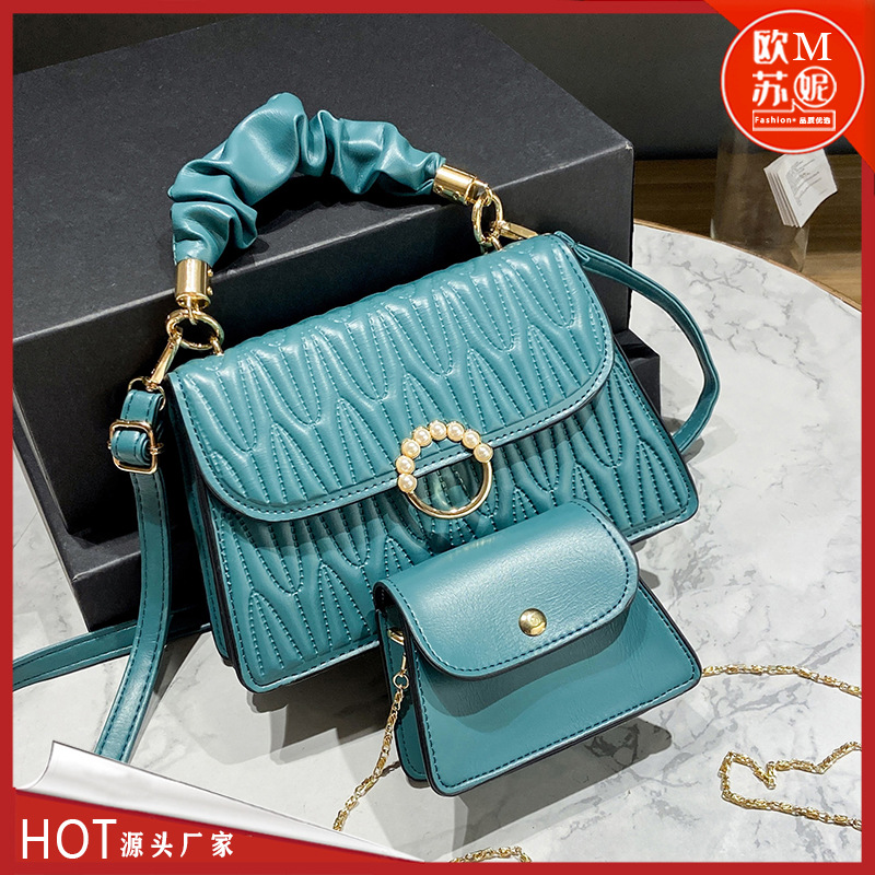 Foreign Trade Bag for Women 2022 New Fashion Korean Style Jelly Small Bag Mother and Child Bag Shoulder Crossbody Women&#039;s Bag Handbags