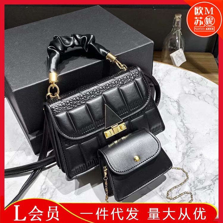 Foreign Trade Bag for Women 2022 New Fashion Korean Style Jelly Small Bag Mother and Child Bag Shoulder Crossbody Women&#039;s Bag Handbags