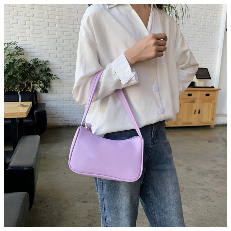 Sheng shi Handbags 2020 New Korean Version of the Western Style Shoulder Bag Simple Wild Red Underarm Package Fashion Sheng shi Handbags 2020 New Korean Version of the Western Style Shoulder Bag Simple Wild Red Underarm Package Fashion