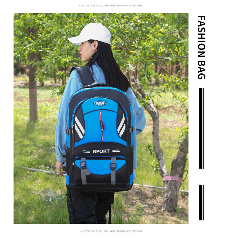 Outdoor Mountaineering Bag Backpack Men's Large Capacity Backpack Travel Women's Backpack Waterproof Travel Bag Light Walking Shiralee Outdoor Mountaineering Bag Backpack Men's Large Capacity Backpack Travel Women's Backpack Waterproof Travel Bag Light Walking Shiralee
