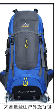[Factory Direct Sales] Waterproof Large Capacity Outdoor Hiking Travel Mountaineering Bag Sports Backpack Travel Bag