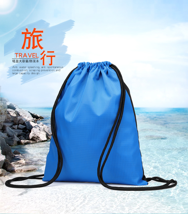 Lightweight Backpacks Drawstring Backpack Men and Women Foldable Backpack New Waterproof Travel Travel Mountaineering Bag Sports Bag