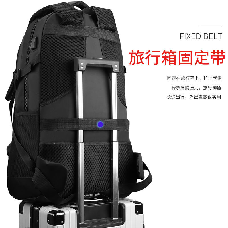 Free Shipping Backpack Men&#039;s Large Capacity Travel Bag Women&#039;s Business Traveling Luggage Bag Waterproof Outdoor Mountaineering Bag Sports Schoolbag Man Pair