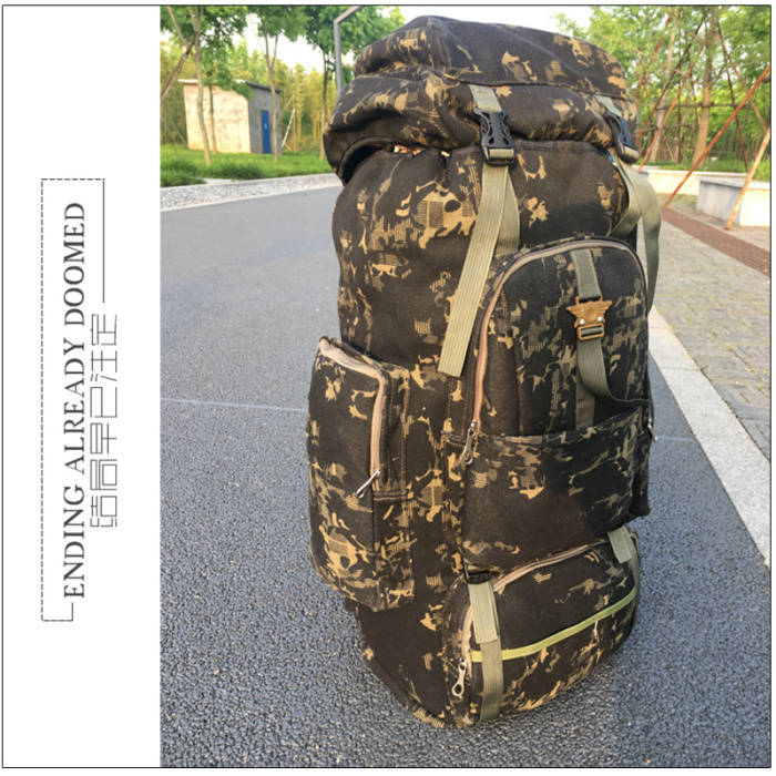 Outdoor mountaineering bag men and women large capacity backpack backpack baggage travel bag walks camouflage backpack