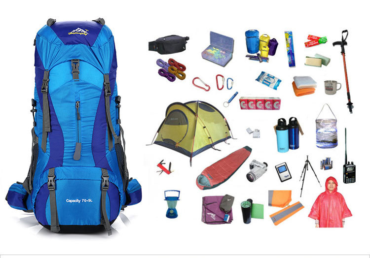 Hu Wai Jian Feng New Professional Mountaineering Bag Outdoor Camping Backpack Large Capacity Casual Fashion Men's and Women's Backpack
