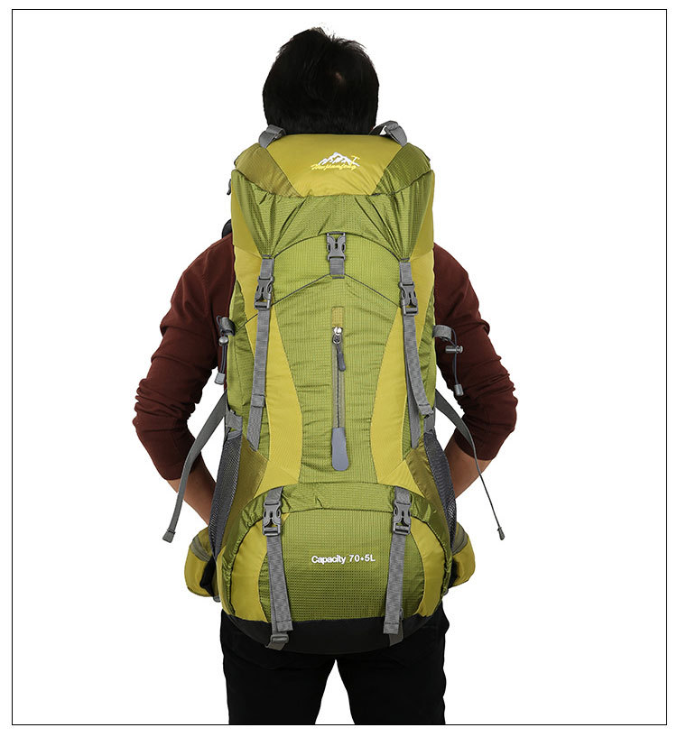 Hu Wai Jian Feng New Professional Mountaineering Bag Outdoor Camping Backpack Large Capacity Casual Fashion Men's and Women's Backpack