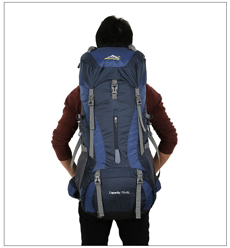 Hu Wai Jian Feng New Professional Mountaineering Bag Outdoor Camping Backpack Large Capacity Casual Fashion Men's and Women's Backpack