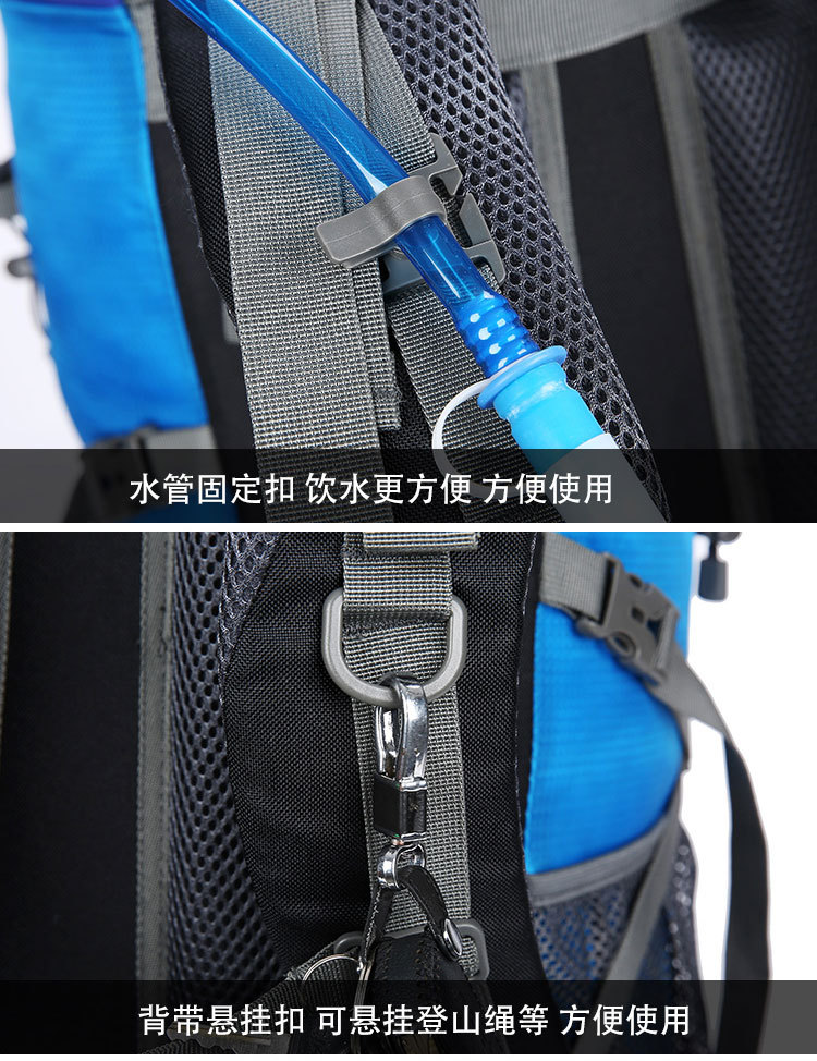 Hu Wai Jian Feng New Professional Mountaineering Bag Outdoor Camping Backpack Large Capacity Casual Fashion Men's and Women's Backpack