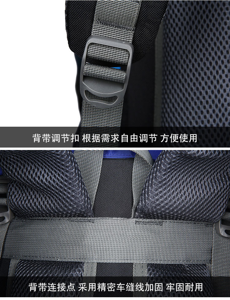 Hu Wai Jian Feng New Professional Mountaineering Bag Outdoor Camping Backpack Large Capacity Casual Fashion Men's and Women's Backpack
