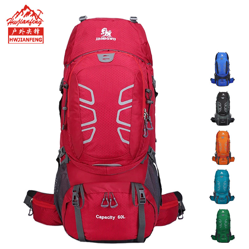 Outdoor Backpack Mountaineering Bag Shoulder Bag 60L Men&#039;s and Women&#039;s Large Capacity Casual Travel Bag Exercise Travel Bag Hiking Bag