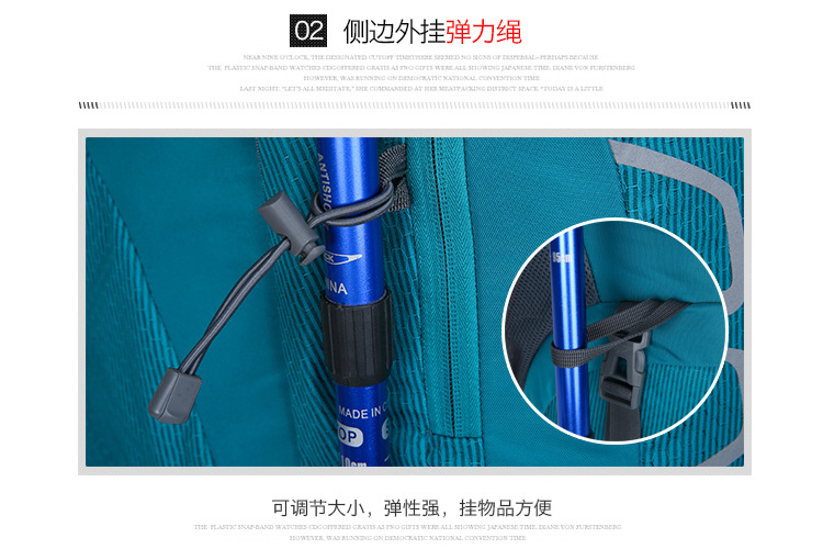 Outdoor Backpack Mountaineering Bag Shoulder Bag 60L Men's and Women's Large Capacity Casual Travel Bag Exercise Travel Bag Hiking Bag