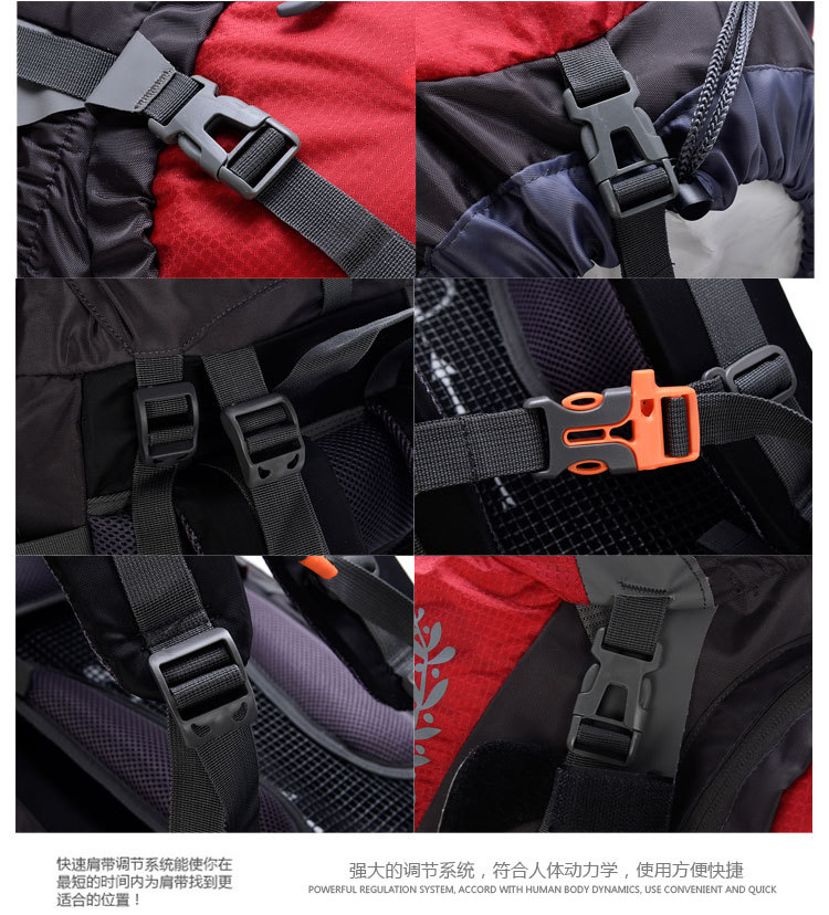 Factory Professional Mountaineering Bag Bracket Backpack Waterproof Outdoor Travel Backpack Hiking Back Bag 80L Factory Professional Mountaineering Bag Bracket Backpack Waterproof Outdoor Travel Backpack Hiking Back Bag 80L