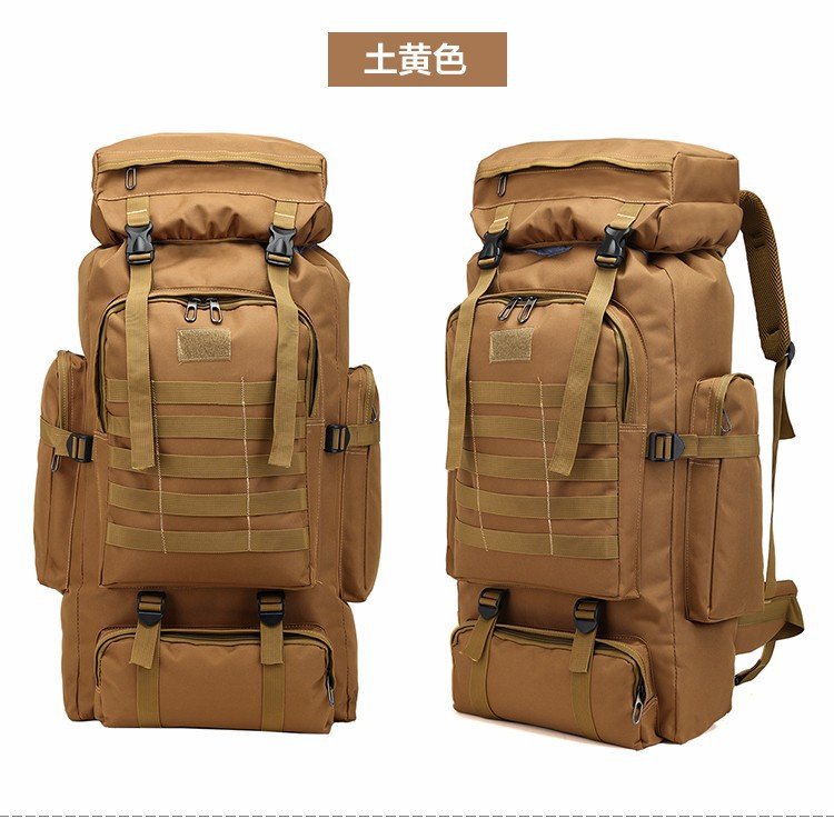 Men's 70 Liters Travel Large Capacity Backpack Camping Luggage Backpack Travel Military Camouflage Outdoor Mountaineering Bag Men's 70 Liters Travel Large Capacity Backpack Camping Luggage Backpack Travel Military Camouflage Outdoor Mountaineering Bag