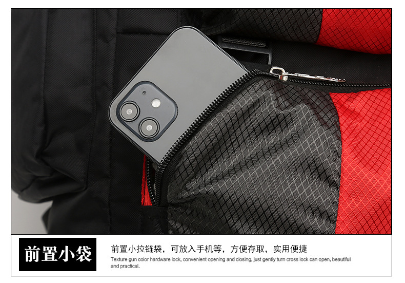 60L Large Capacity Outdoor Mountaineering Bag Waterproof Nylon Traveling Bag Couple Backpack Casual Men 'S And Women 'S Sports Backpack