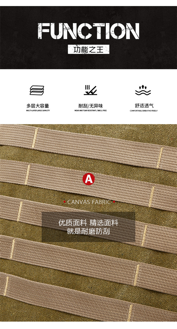 Cross-Border Exclusive Multi-Functional Outdoor Mountaineering Bag 80 Liter Canvas Large Capacity Backpack Travel Waterproof Rucksack