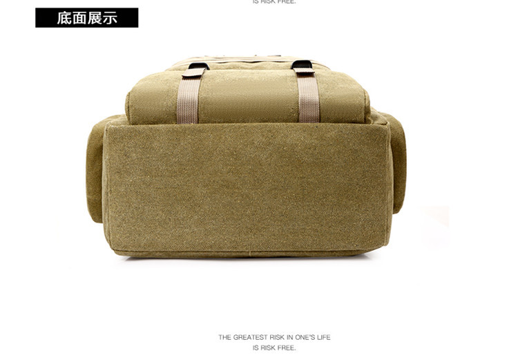 Cross-Border Exclusive Multi-Functional Outdoor Mountaineering Bag 80 Liter Canvas Large Capacity Backpack Travel Waterproof Rucksack