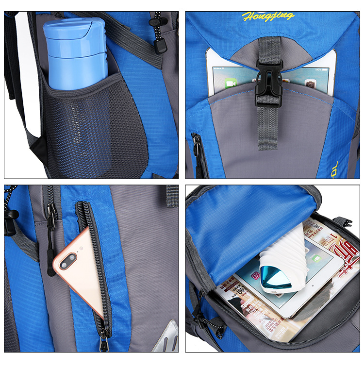 Outdoor 2020 Mountaineering Bag Fashion Sports Travel Bag Sports Bag Multi-Functional Nylon Cloth Backpack Computer Backpack