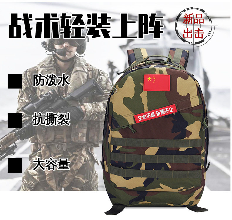 Factory Direct Sales Jesus Survival Backpack Waterproof Camouflage Outdoor Mountaineering Bag Level 3 Backpack Tactical 3D Bag in Stock