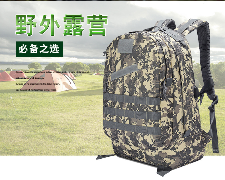 Factory Direct Sales Jesus Survival Backpack Waterproof Camouflage Outdoor Mountaineering Bag Level 3 Backpack Tactical 3D Bag in Stock