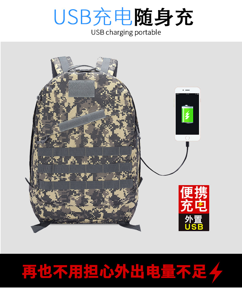 Factory Direct Sales Jesus Survival Backpack Waterproof Camouflage Outdoor Mountaineering Bag Level 3 Backpack Tactical 3D Bag in Stock