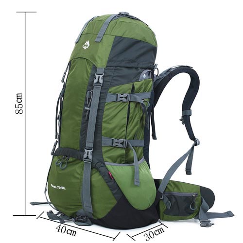 Outdoor backpack hiking riding mountaineering bag rain tear nylon