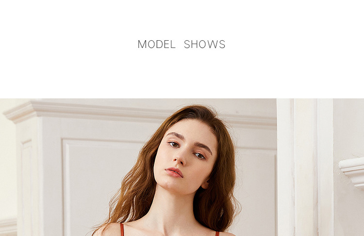 European and American Rib Cotton Low Backless Sexy V-neck Wireless Bra Set Shoulder Camisole Underwear Tz42001
