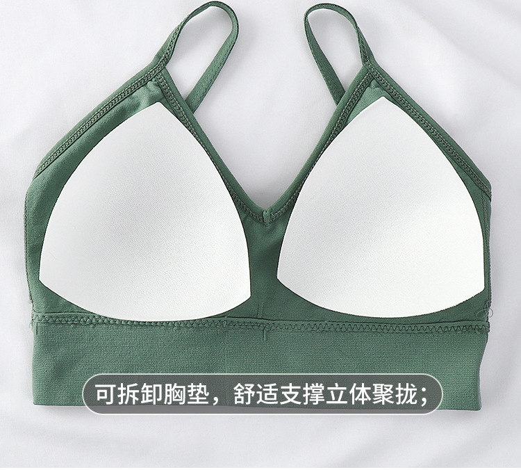 Cross-Border Underwear Wireless Sexy Push-up Bra Triangle Cup Wrapped Chest Beautiful Vest Comfortable Underwear Bra Set for Women