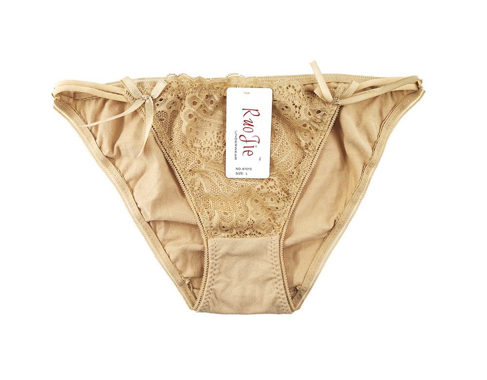 Lace sexy lingerie g-string bow ladies triangle underwear spot bra set Lace sexy lingerie g-string bow ladies triangle underwear spot bra set