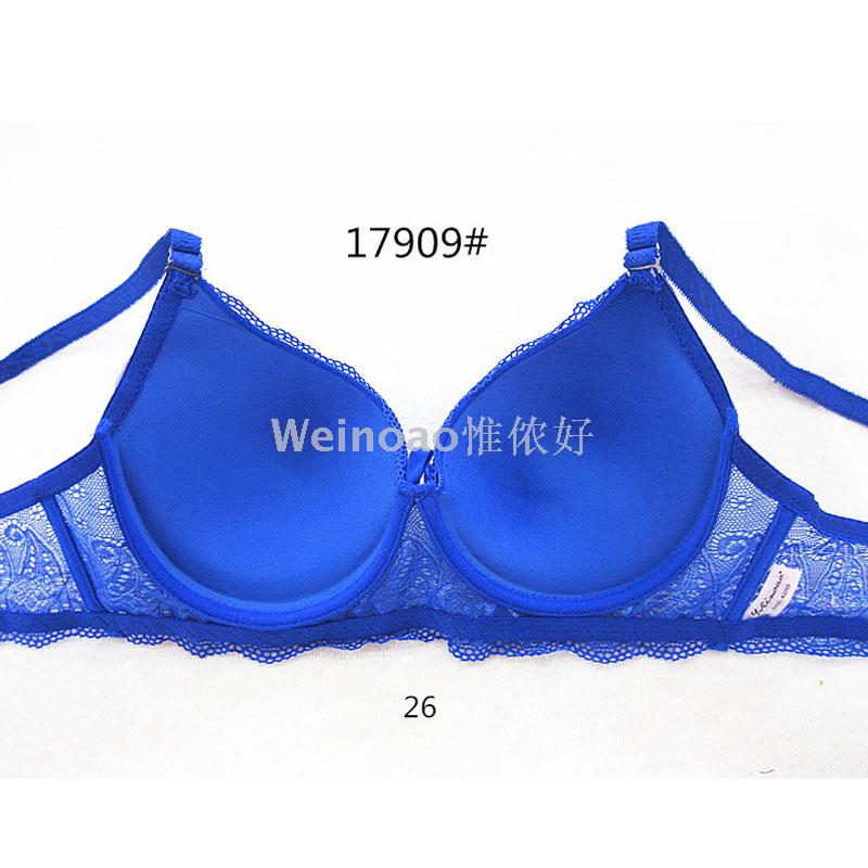 2019 new 5D embroidery thin cup with steel rim high-end underwear cross-border export hot style bra set
